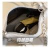 Elegant PU Leather Bow Shoulder Bag for Women with Pearl Chain – Stylish Handbag for Party & Daily Use - Image 9