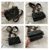 Geometric Quilted Crossbody Bag